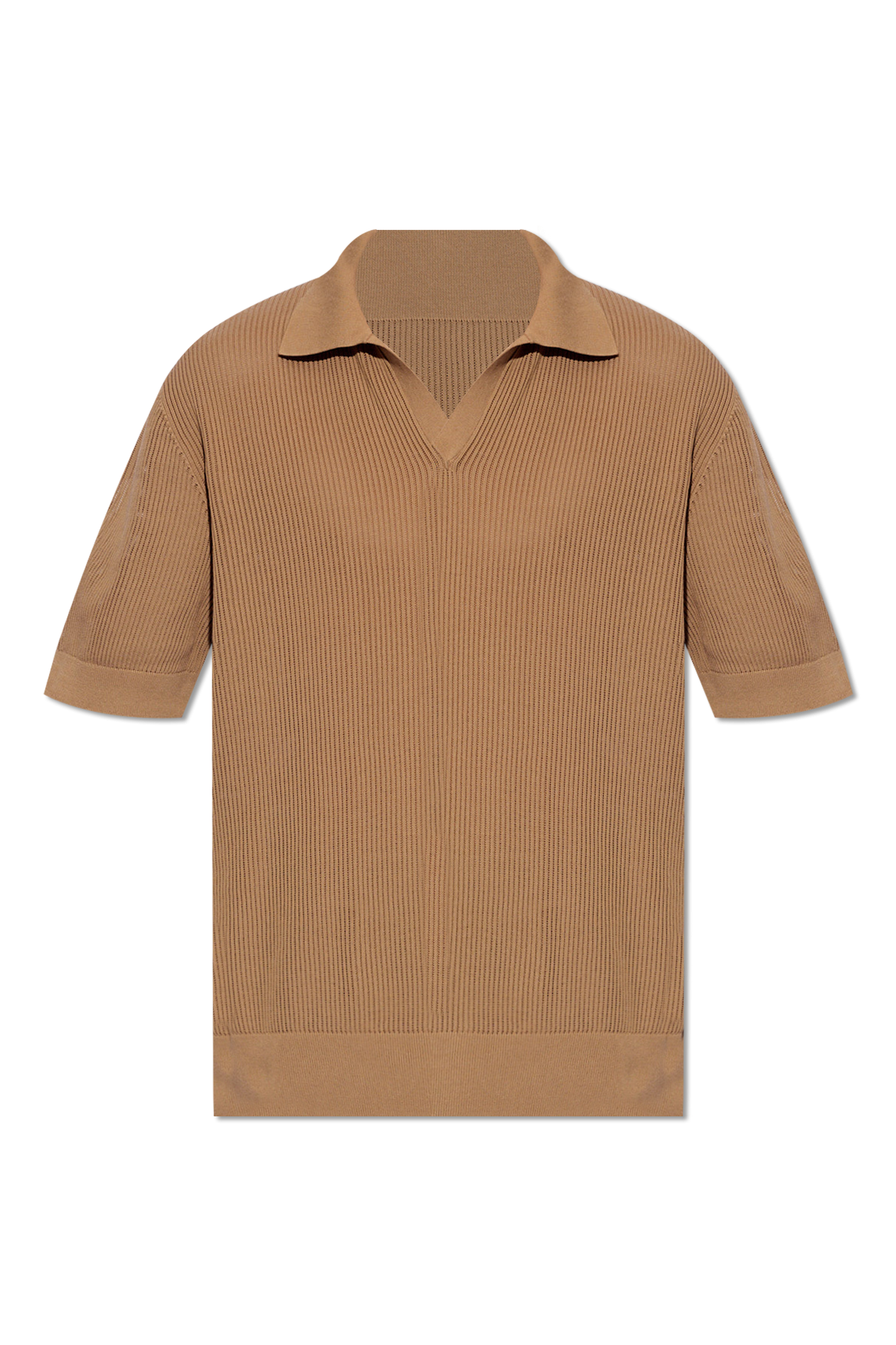 Dolce & Gabbana M4C13JONN96W0800 関税送料込 Brown Cotton polo shirt Dolce & Gabbana